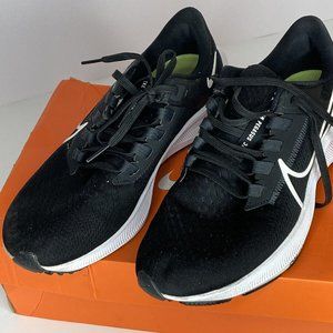Nike Womens Air Zoom Pegasus 38 CW7358-002 Black Running Shoes Sneakers Size 7